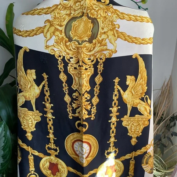 DAKS London Silk Scarf.